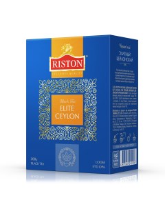 Чай черный Elite Ceylon листовой 200 г Riston