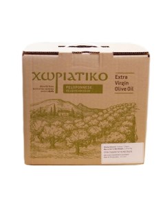 Оливковое масло ХОРИАТИКО ПЕЛОПОННЕС Греция bag in box 3л Horiatiko