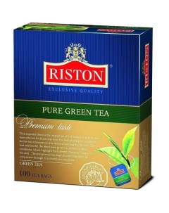 Чай зеленый 100 пакетиков Riston