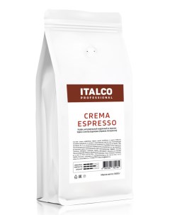 Кофе натуральный Professional Crema Espresso зерновой жареный 1 кг Italco