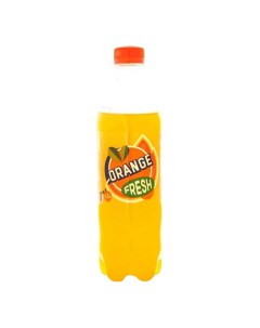 Газированный напиток Orange 0 5 л Fresh
