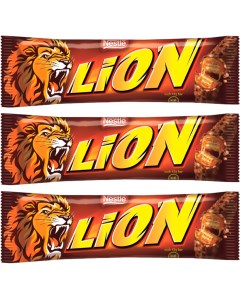 Шоколадный батончик Lion оригинал 42 г х 3 шт Nestle