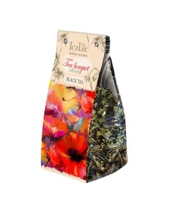 Чай черный Чайный Букет цейлонский листовой с цветками клевера 100 г Teatale
