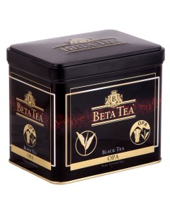 Чай Opa черный крупнолистовой в железной банке 100 г Beta tea