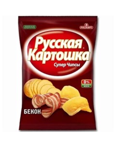 Чипсы картофельные бекон 140 г Русская картошка