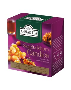 Чай черный облепиховые леденцы 20 пакетиков Ahmad tea