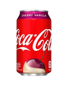 Напиток Cherry Vanilla безалкогольный сильногазированный 0 355л Coca-cola