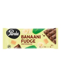 Шоколад молочный с кусочками помадки со вкусом банана 145 г Panda