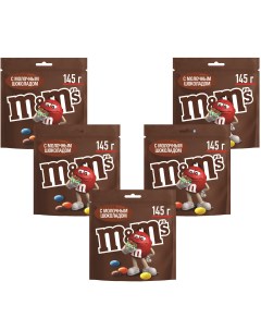 Конфеты драже Шоколад Зип пакет 145гр 5шт M&m’s