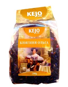 Чай Княгиня ольга с добавлением ягод красной смородины и василька 200 гр Kejo foods