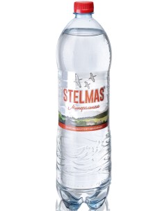 Вода минеральная s природная питьевая столовая газированная 1 5 л Stelmas