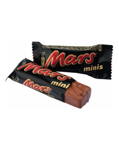 Шоколадный батончик Minis с нугой карамелью Mars