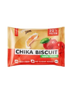 Печенье протеиновое Bombbar Chika Biscuit яблочный штрудель 3 шт х 50 г Chikalab