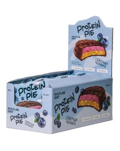 Протеиновое печенье Protein Pie северная черника с суфле 60 г х 8 шт Kultlab