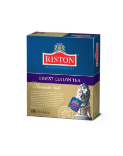 Чай черный finest ceylon tea 100 пакетиков Riston