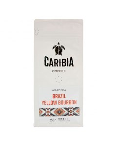 Кофе Arabica Brazil Yellow Bourbon в зёрнах 250 г Caribia