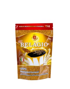 Кофе Deluxe растворимый 75 г Belagio