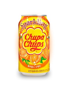 Напиток Sparkling Orange 0 345л Упаковка 24 шт Chupa chups