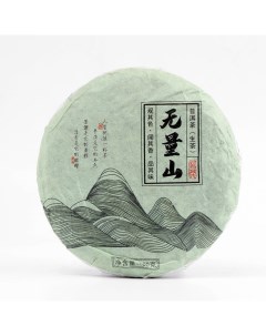 Китайский выдержанный чай Шен Пуэр У Лян Шань Wuliang 100 г 2020 г Юньнань блин Nobrand