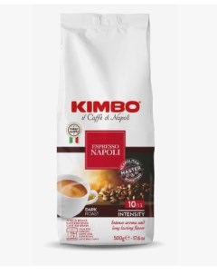 Кофе арабика робуста Espresso Napoletano жареный в зернах 90 10 500 г Kimbo