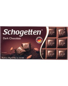 Шоколад темный dark chocolate 100 г Schogetten