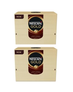 Кофе порционный растворимый Gold 2 упаковки по 30 шт Nescafe