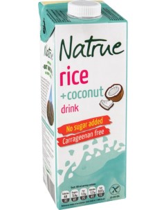 Напиток рисовый с кокосовым молоком без сахара 1 л Natrue