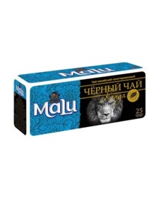 Чай чёрный Kenya гранулированный 25 пакетиков Malu