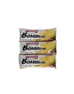 Батончик Protein 3 60 г 3 шт лимонный торт Bombbar