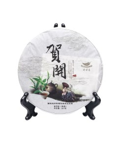 Китайский выдержанный чай Шу Пуэр Hekai 2019 год Юньнань блин 357 гр Джекичай