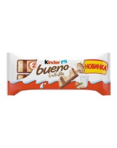 Вафельный батончик Bueno белый шоколад 30 шт по 39 г Kinder