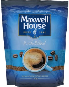 Кофе Rich Blend растворимый 150 г Maxwell house