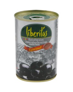 Оливки черные с косточкой 280 г Liberitas