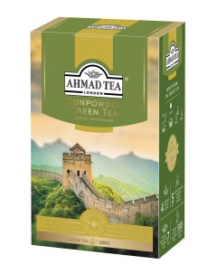 Зеленый чай Ahmad Tea Gunpowder 100 гр Nobrand