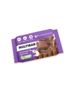 Шоколад молочный без сахара 95 г Multibar