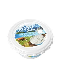 Сыр творожный сливочный 60 140 г Alpen lake