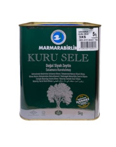 Маслины Kuru Sele 3XS черные вяленые с косточкой 5 кг Marmarabirlik