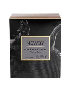 Чай черный С чабрецом с добавками листовой 100 г Newby