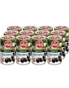 Маслины с косточкой Selecto ж б 370 мл 12 шт Itlv