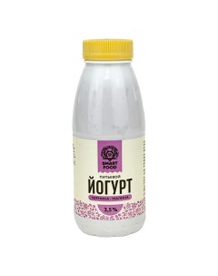 Питьевой йогурт черника малина 3 5 БЗМЖ 300 г Smart food
