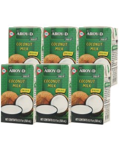 Кокосовое молоко 70 жирность 17 19 250 мл 6 шт Aroy-d