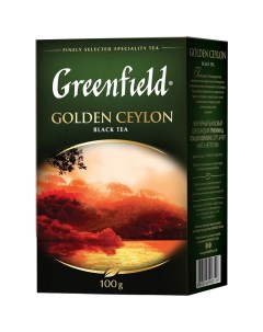 Чай Golden Ceylon черный листовой 100г Greenfield