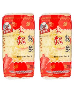 Лапша рисовая тонкая порционная Робот 2 шт по 300 г Huo guo fen si