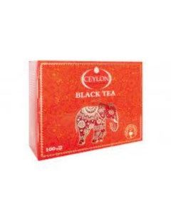 Чай индийский черный байховый мелколистовой в пакетиках 100x2г Ceylon the island of tea