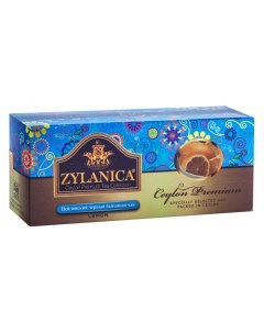 Чай Ceylon Premium черный байховый с лимоном 25 пакетиков Zylanica
