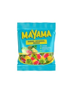 Mayama мармелад жевательный в форме ягод и фруктов 70 г Маяма