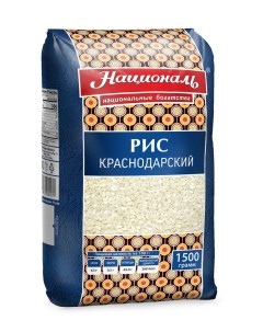 Рис краснодарский 1 5 кг Националь