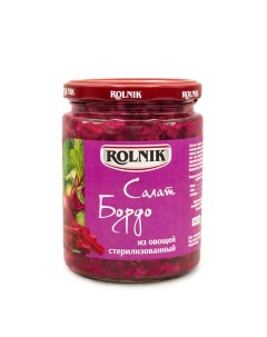 Салат Бордо из овощей стерилизованный 420 г Rolnik