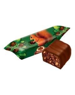 Конфеты шоколадные Бабаевская белочка с орехами Бабаевский