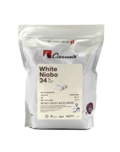 Белый шоколад Carma White Niobo 34 какао 1 5 кг Nobrand